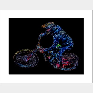 downhill mtb Posters and Art